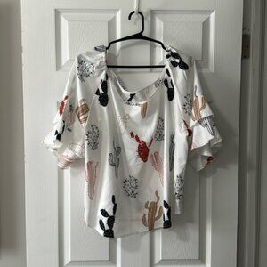 NWOT cactus blouse